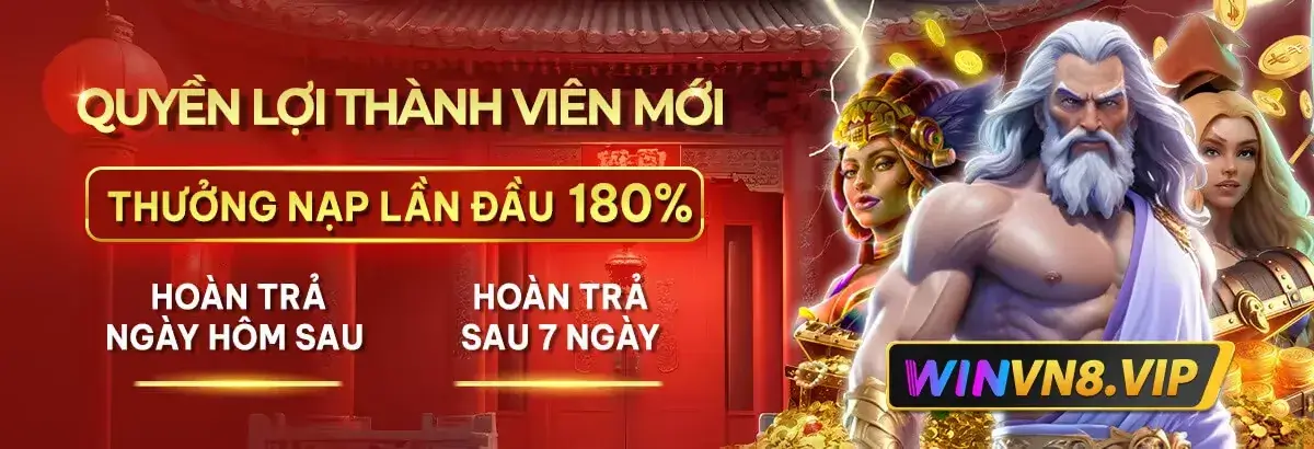 Nhà cái 25Winvn com khuyến mãi nạp đầu tặng 180% giá trị nạp